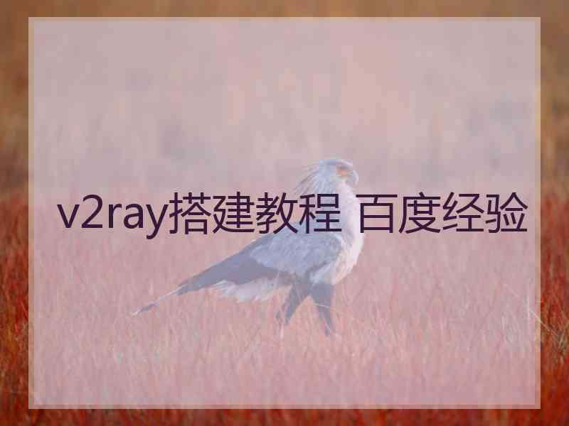 v2ray搭建教程 百度经验